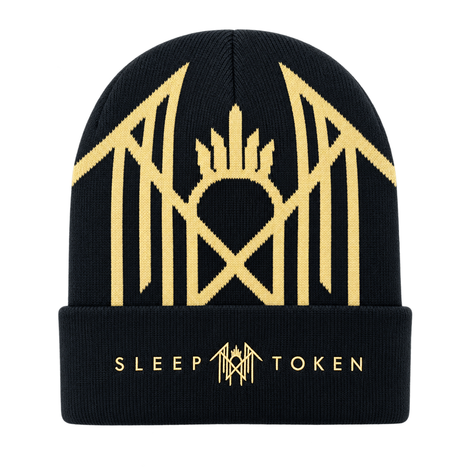Gold Logo Woven Beanie