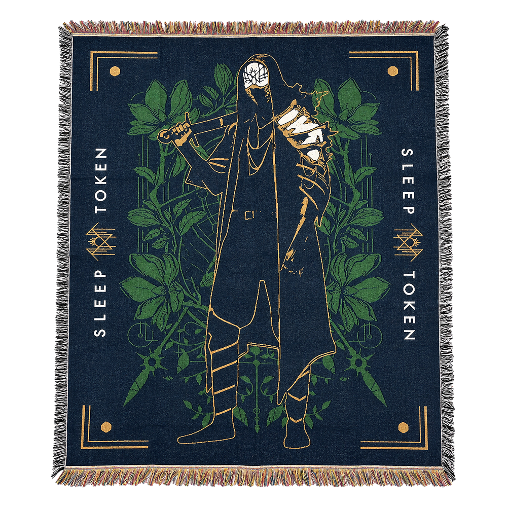 Gilded Silhouette Woven Blanket