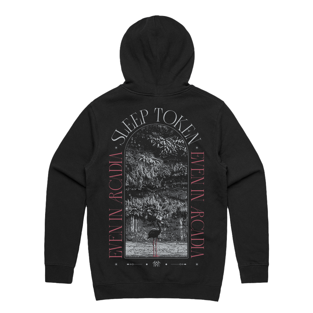 Even In Arcadia Arch Hoodie - Black