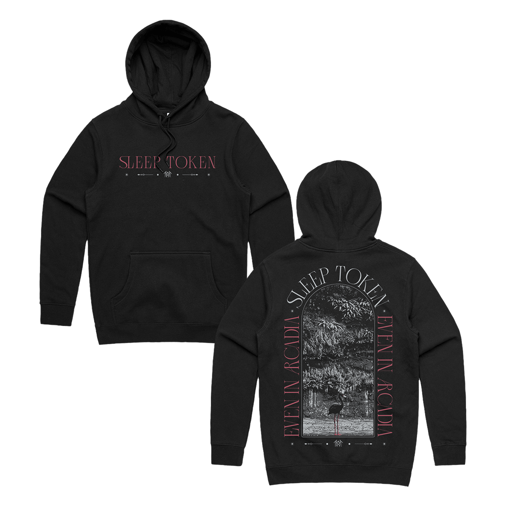 Even In Arcadia Arch Hoodie - Black