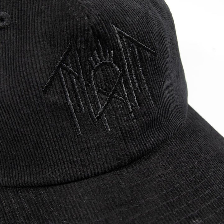 Embroidered Emblem Corduroy Cap