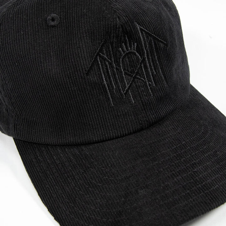 Embroidered Emblem Corduroy Cap