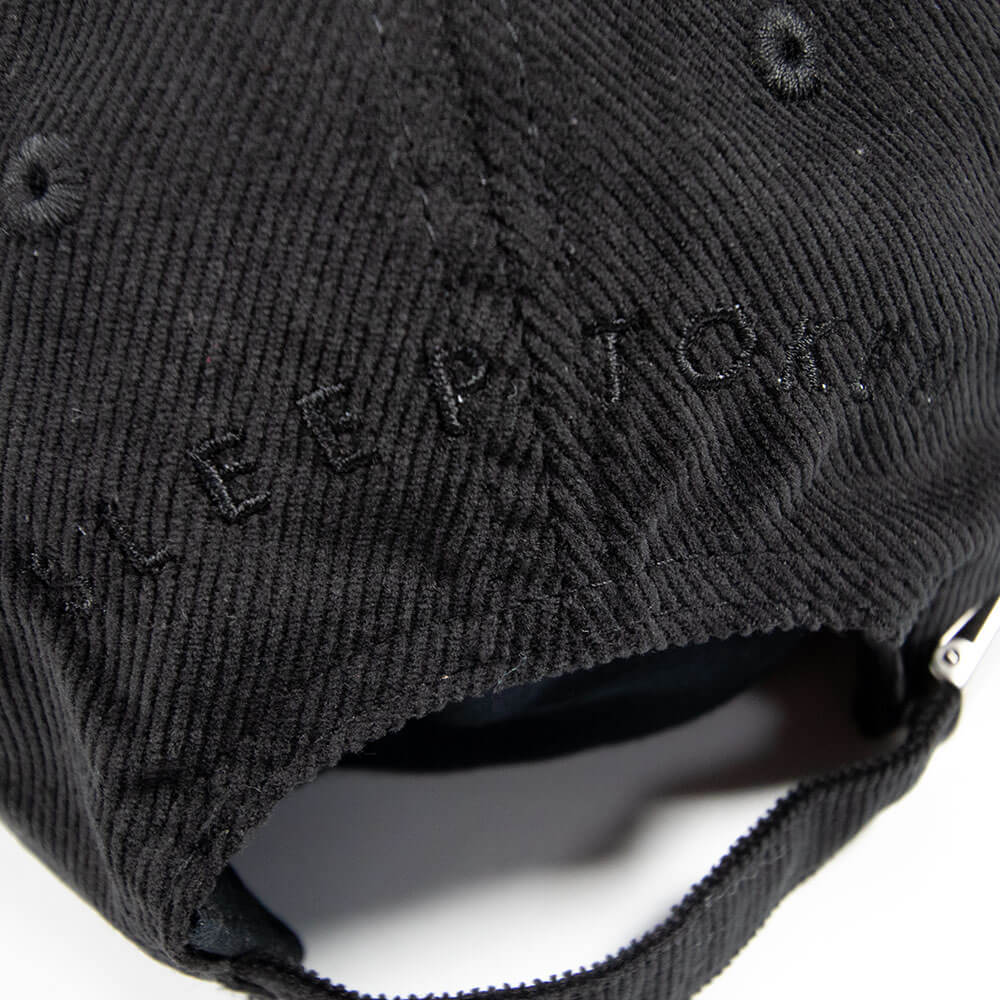 Embroidered Emblem Corduroy Cap