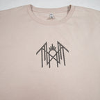 Diamonte Emblem Crop - Bone