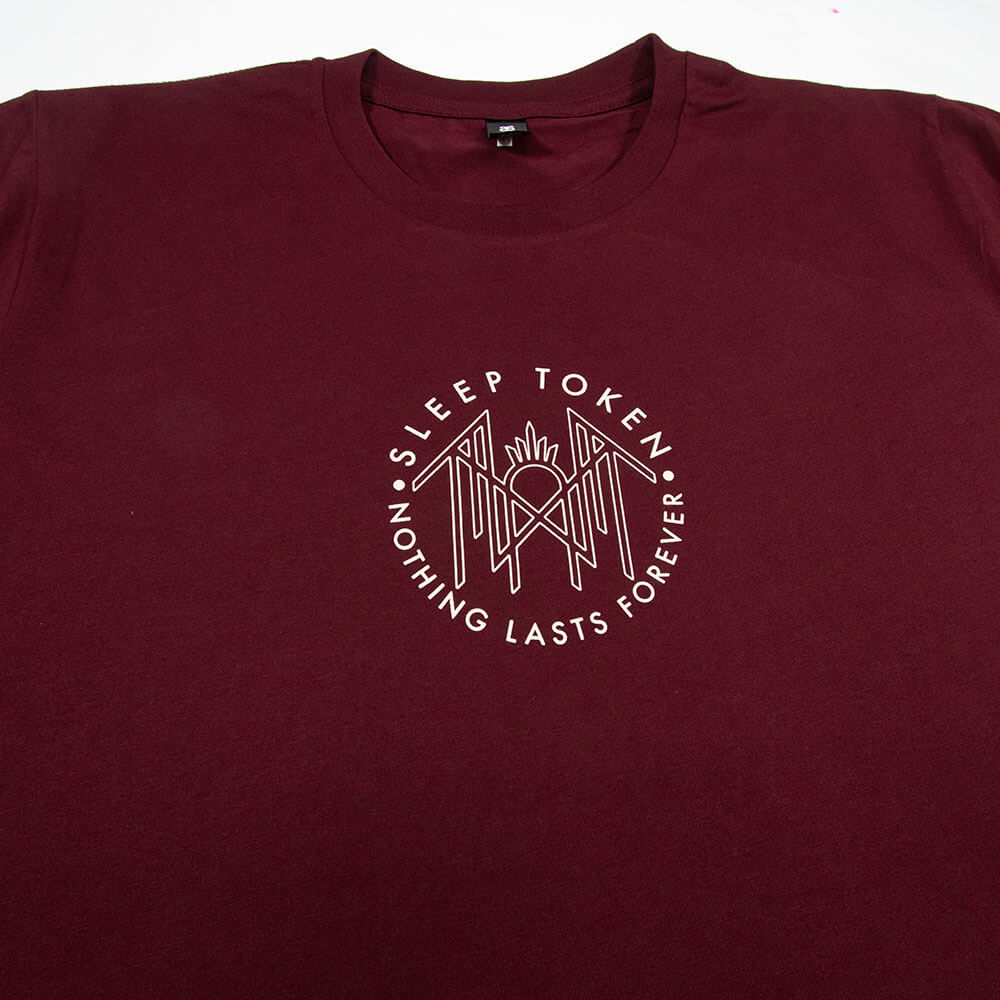 Nothing Lasts Forever Tee - Burgundy