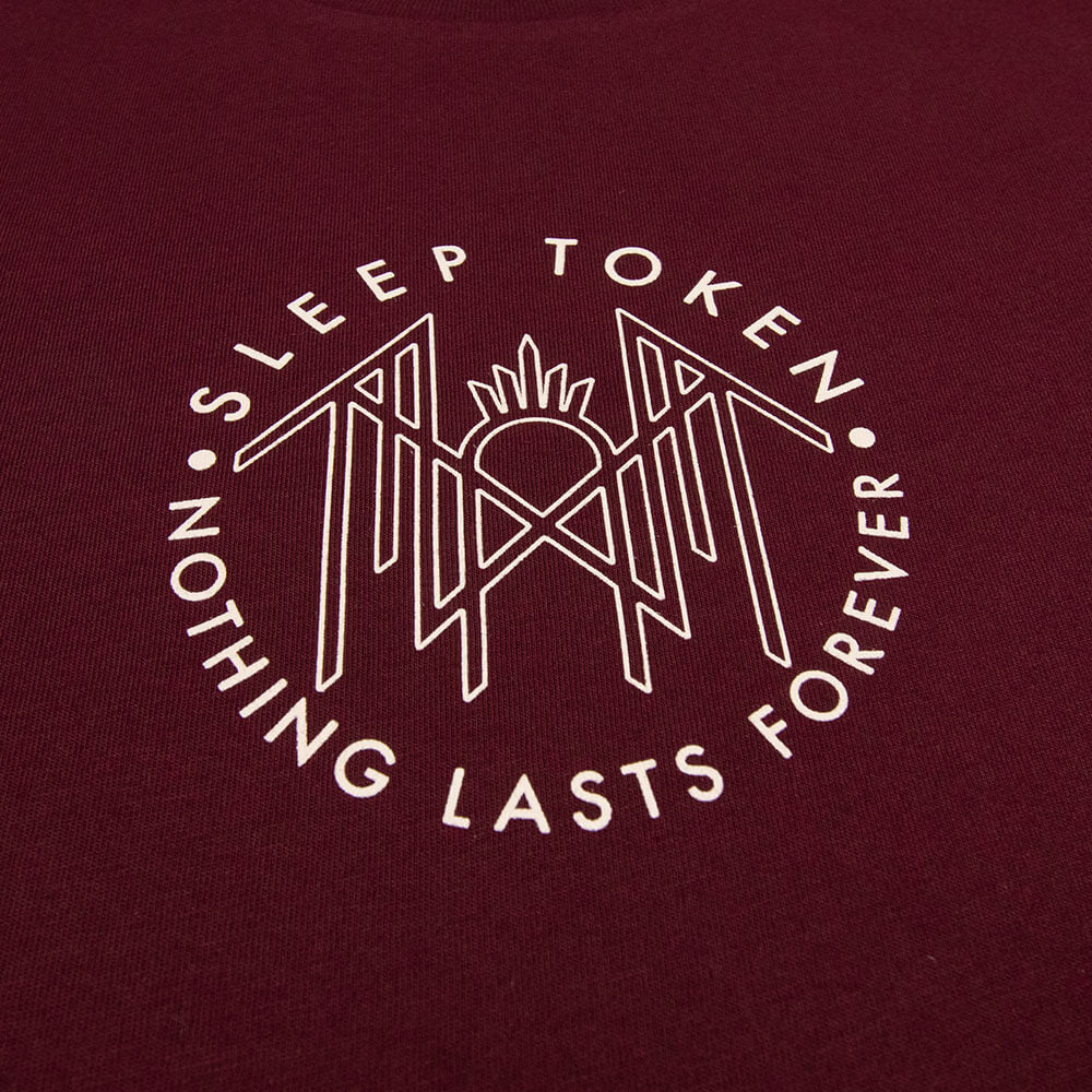 Nothing Lasts Forever Tee - Burgundy