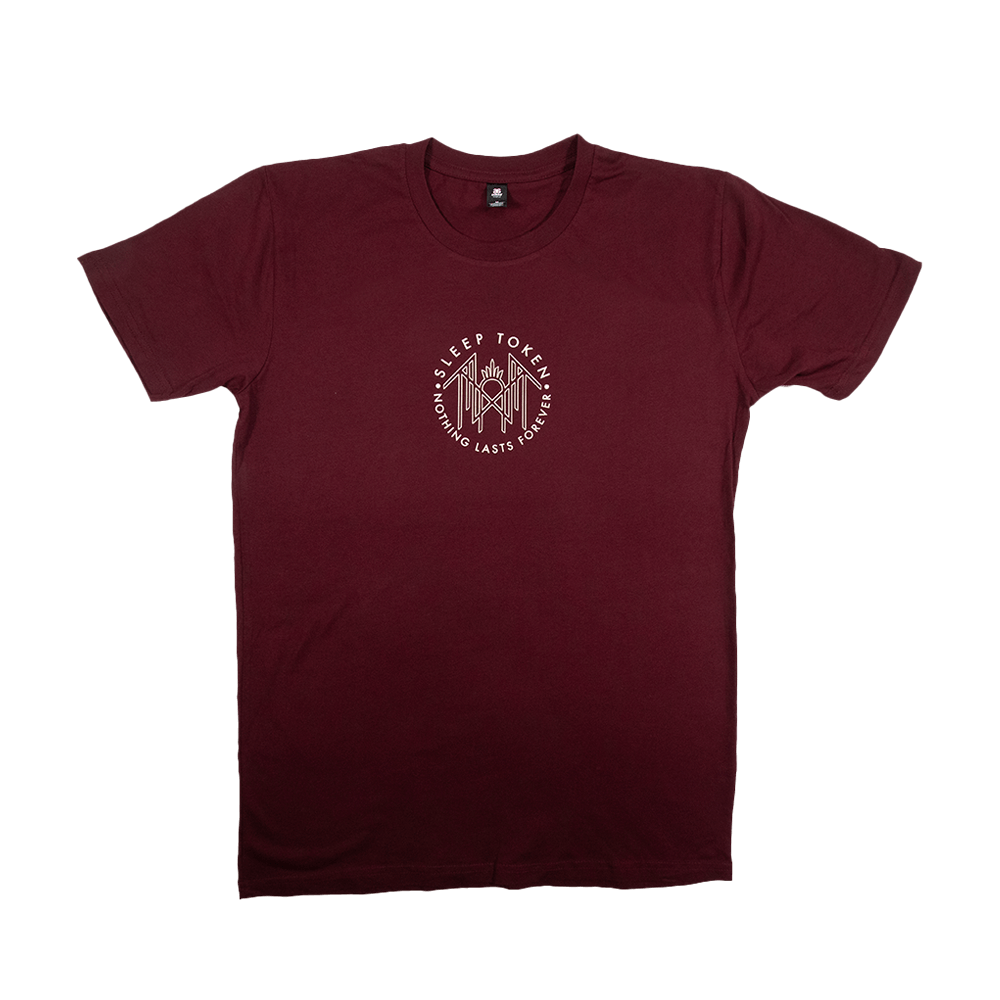 Nothing Lasts Forever Tee - Burgundy