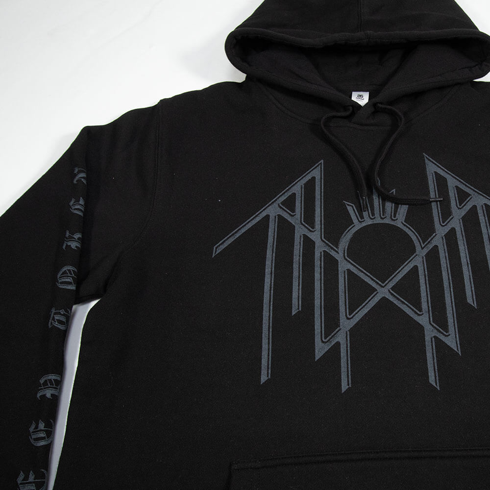 Stone Emblem Hoodie - Black (AS Colour)