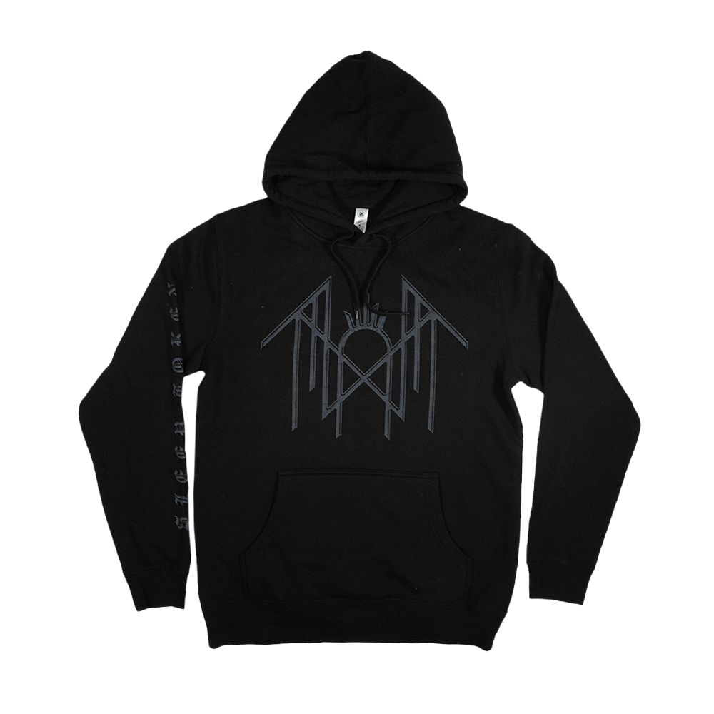 Stone Emblem Hoodie - Black (AS Colour)