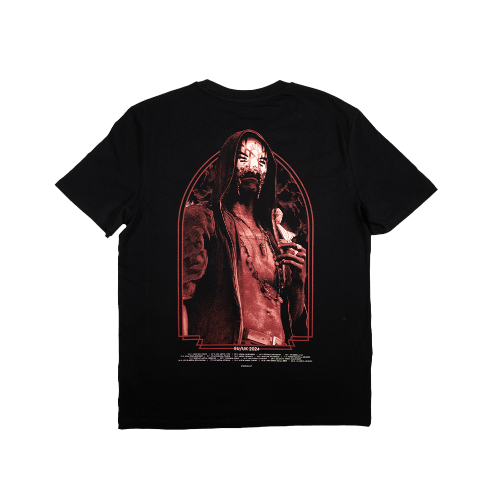 EU/UK Tour 2024 Tee - Black (StanleyStella)