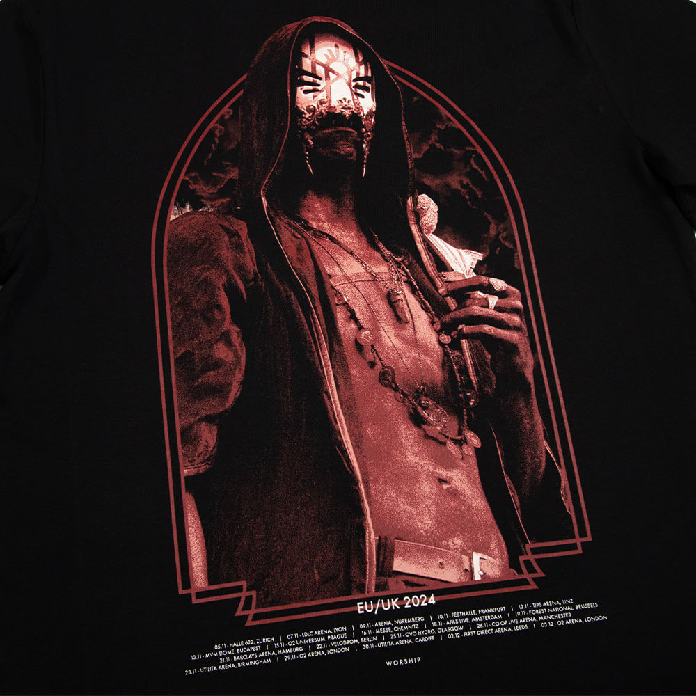 EU/UK Tour 2024 Tee - Black (StanleyStella)