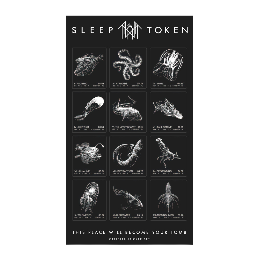 Sea Creatures Sticker Sheet